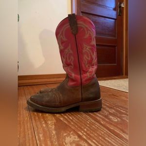 Double H Boot Womens Wide Square Work Roper Old Town